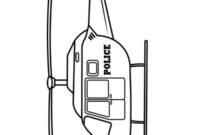 Ausmalbild polizeihubschrauber