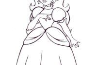 Ausmalbild prinzessin peach