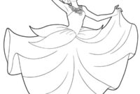 Ausmalbild prinzessinnenkleid