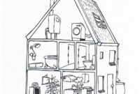 Ausmalbild puppenhaus