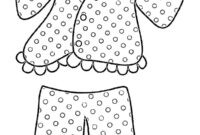 Ausmalbild pyjama
