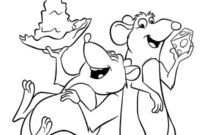Ausmalbild ratten aus ratatouille