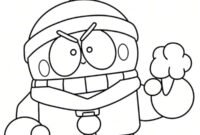 Ausmalbild rude lou brawl stars