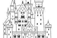 Ausmalbild schloss neuschwanstein