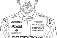 Ausmalbild sebastian vettel