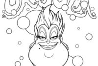 Ausmalbild seehexe ursula