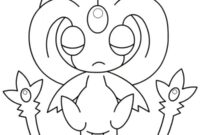 Ausmalbild selfe pokemon