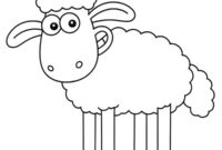 Ausmalbild shaun
