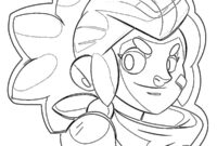 Ausmalbild shelly brawl stars