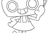 Ausmalbild shelly dandys world