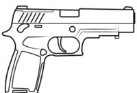 Ausmalbild sig sauer p320