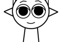 Ausmalbild simon incredibox sprunki