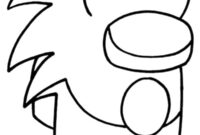 Ausmalbild sonic crewmate among us