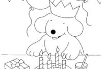 Ausmalbild spot hat geburtstag