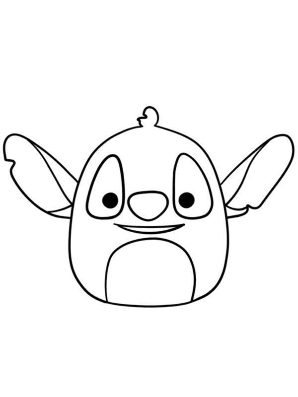 Ausmalbild squishmallows stitch
