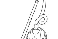 Ausmalbild staubsauger