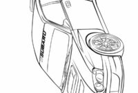 Ausmalbild subaru impreza