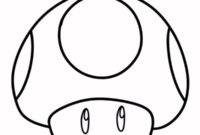 Ausmalbild super pilz