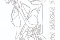 Ausmalbild suzuki gsx r 1000
