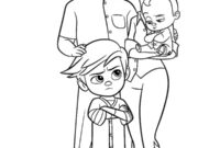 Ausmalbild templeton familie
