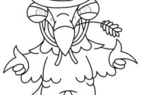 Ausmalbild tex flamingo