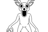 Ausmalbild the deer