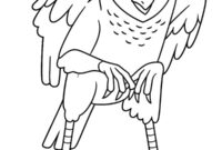 Ausmalbild the owl