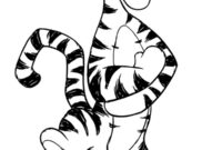 Ausmalbild tigger