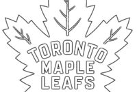 Ausmalbild toronto maple leafs