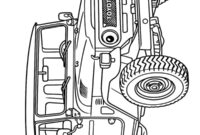 Ausmalbild toyota land cruiser fj40