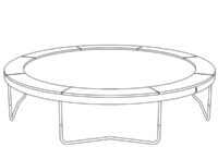 Ausmalbild trampolin