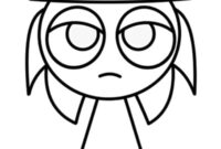Ausmalbild tunner incredibox sprunki