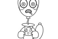 Ausmalbild twisted looey dandys world
