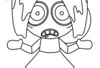 Ausmalbild twisted poppy dandys world