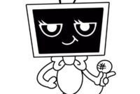 Ausmalbild vee dandys world