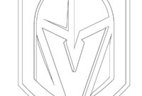 Ausmalbild vegas golden knights