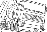 Ausmalbild volvo beton lkw