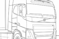 Ausmalbild volvo globetrotter
