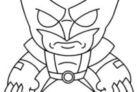 Ausmalbild wolverine fortnite
