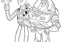 Ausmalbild woody und buzz lightyear