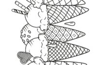 Ausmalbild 5 eis