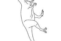 Ausmalbild allosaurus