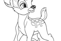 Ausmalbild bambi