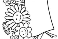 Ausmalbild blumen zum muttertag