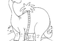 Ausmalbild dinosaurier