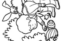 Ausmalbild easteregg jagd