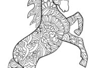 Ausmalbild einhorn fuer erwachsene
