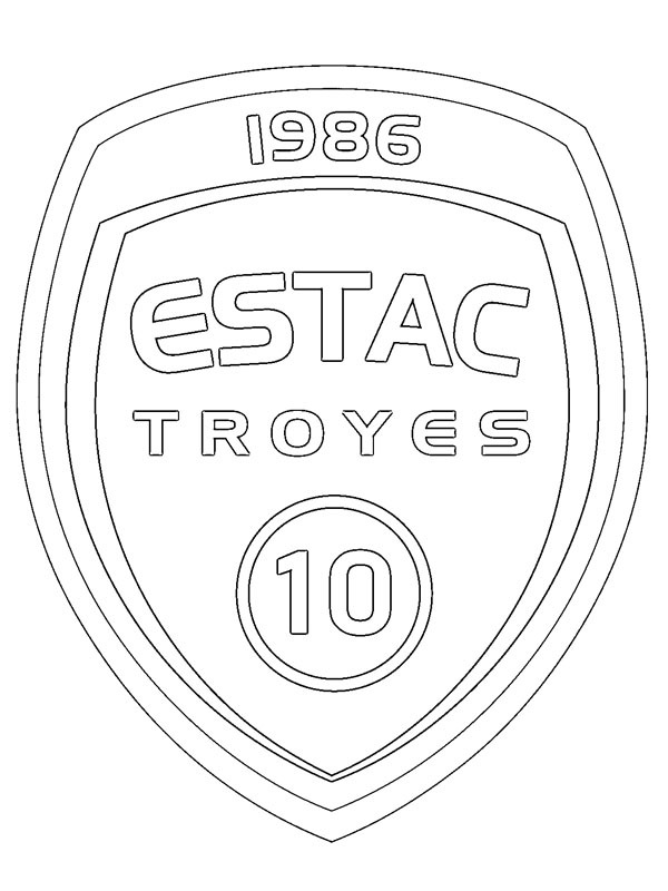 Ausmalbild es troyes ac