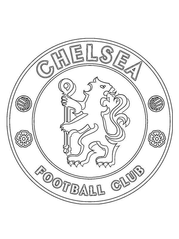 Ausmalbild fc chelsea