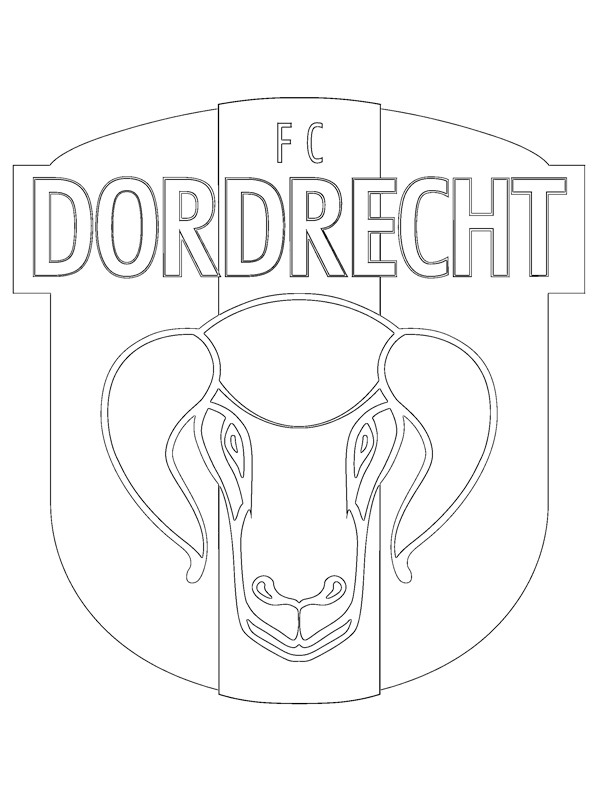 Ausmalbild fc dordrecht